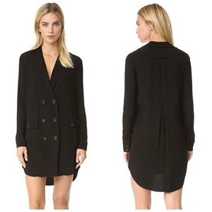 Rebecca Minkoff Leslie Crepe Tuxedo Dress Size 4